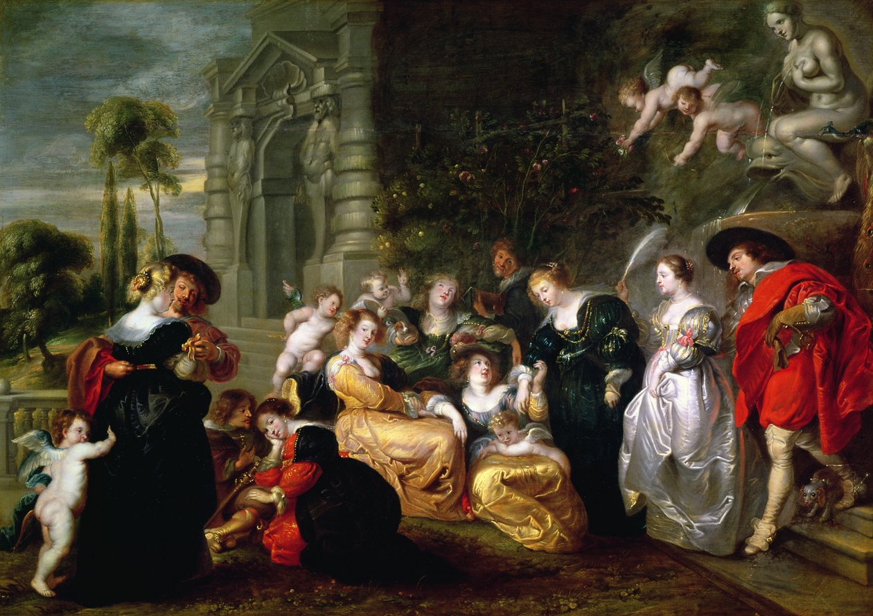 O jardim do amor de Peter Paul Rubens