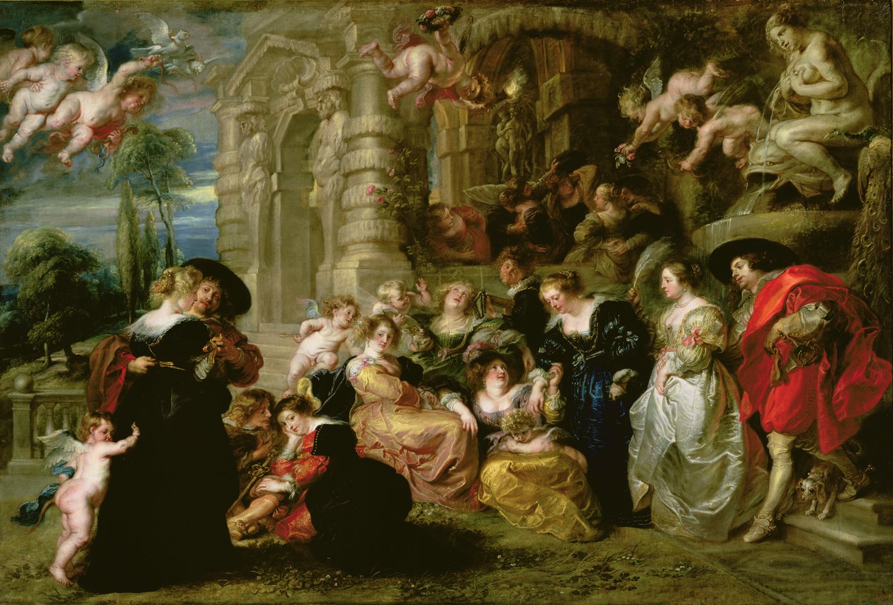 O Jardim do Amor, c.1630-32 de Peter Paul Rubens
