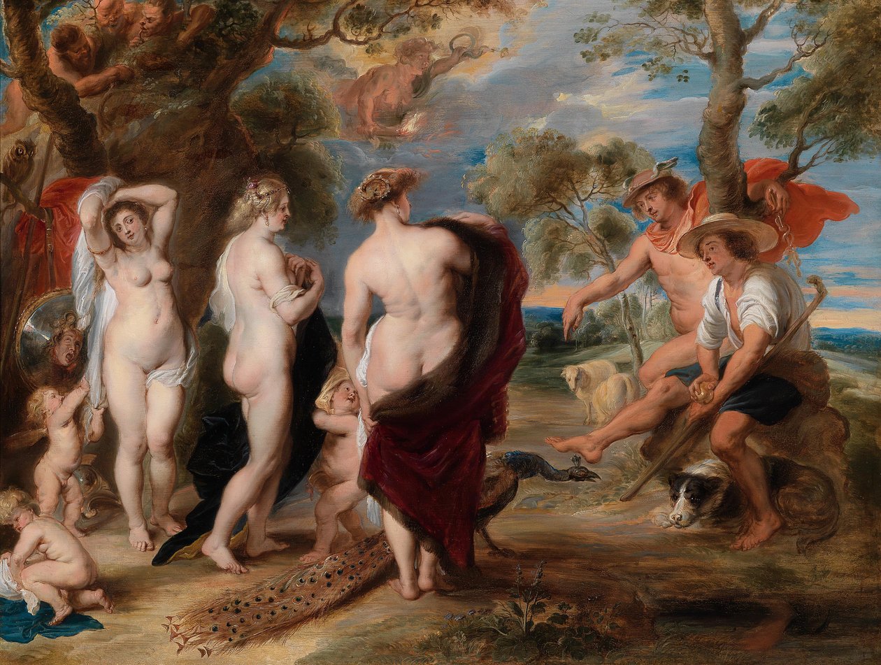 O julgamento de Paris de Peter Paul Rubens