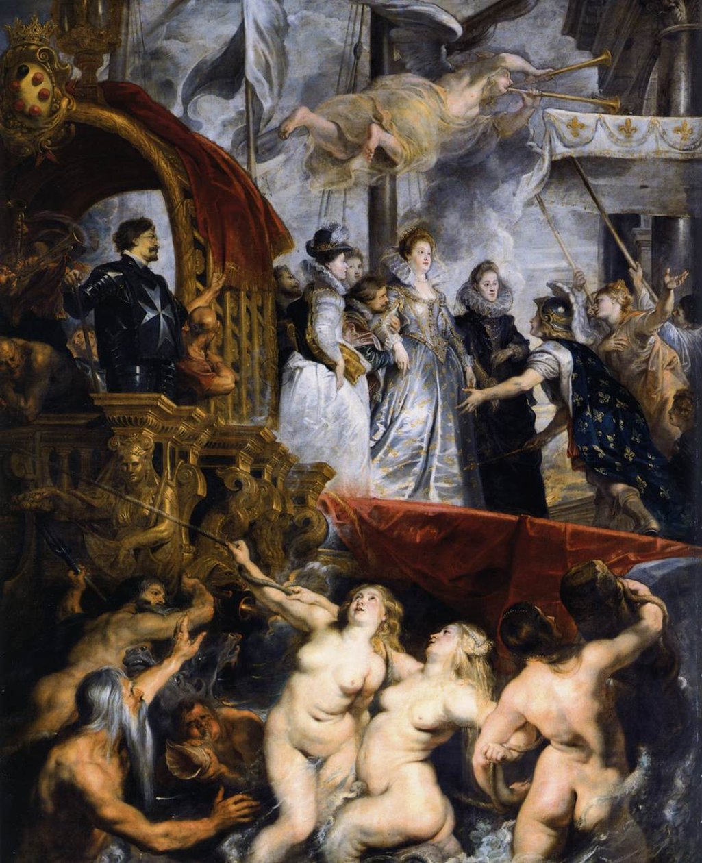 Aterragem de Marie de Médicis em Marselha de Peter Paul Rubens