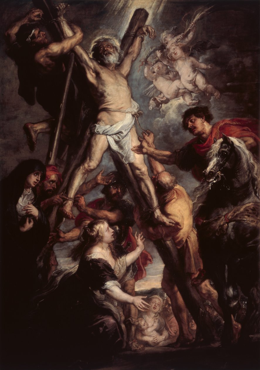 O martírio de Santo André, 1637 de Peter Paul Rubens