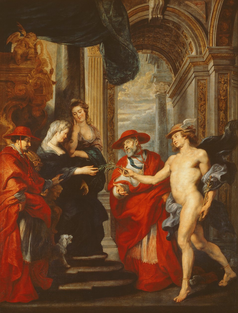 O Ciclo Medici: O Tratado de Angoulême 30 de abril de 1619, 1621-5 de Peter Paul Rubens