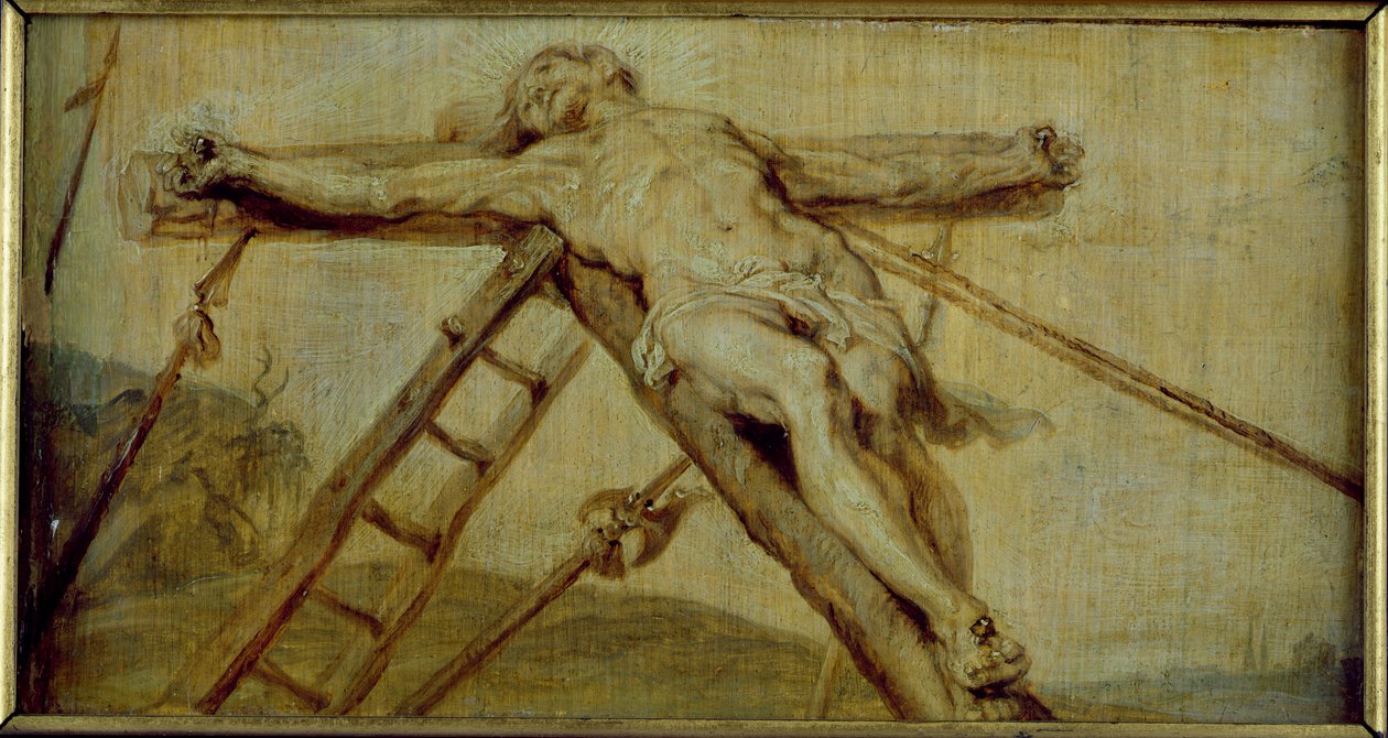 O levantamento da cruz (painel) de Peter Paul Rubens