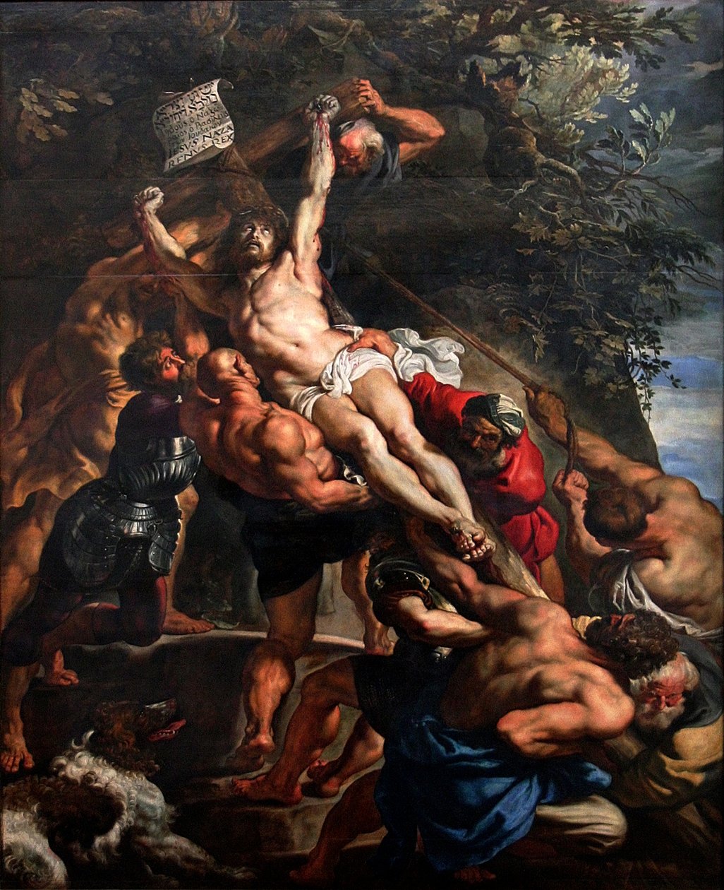 O levantamento da cruz de Peter Paul Rubens