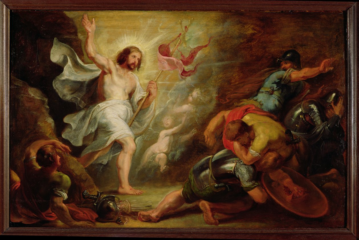 A ressurreição de Cristo, c.1617-19 de Peter Paul Rubens
