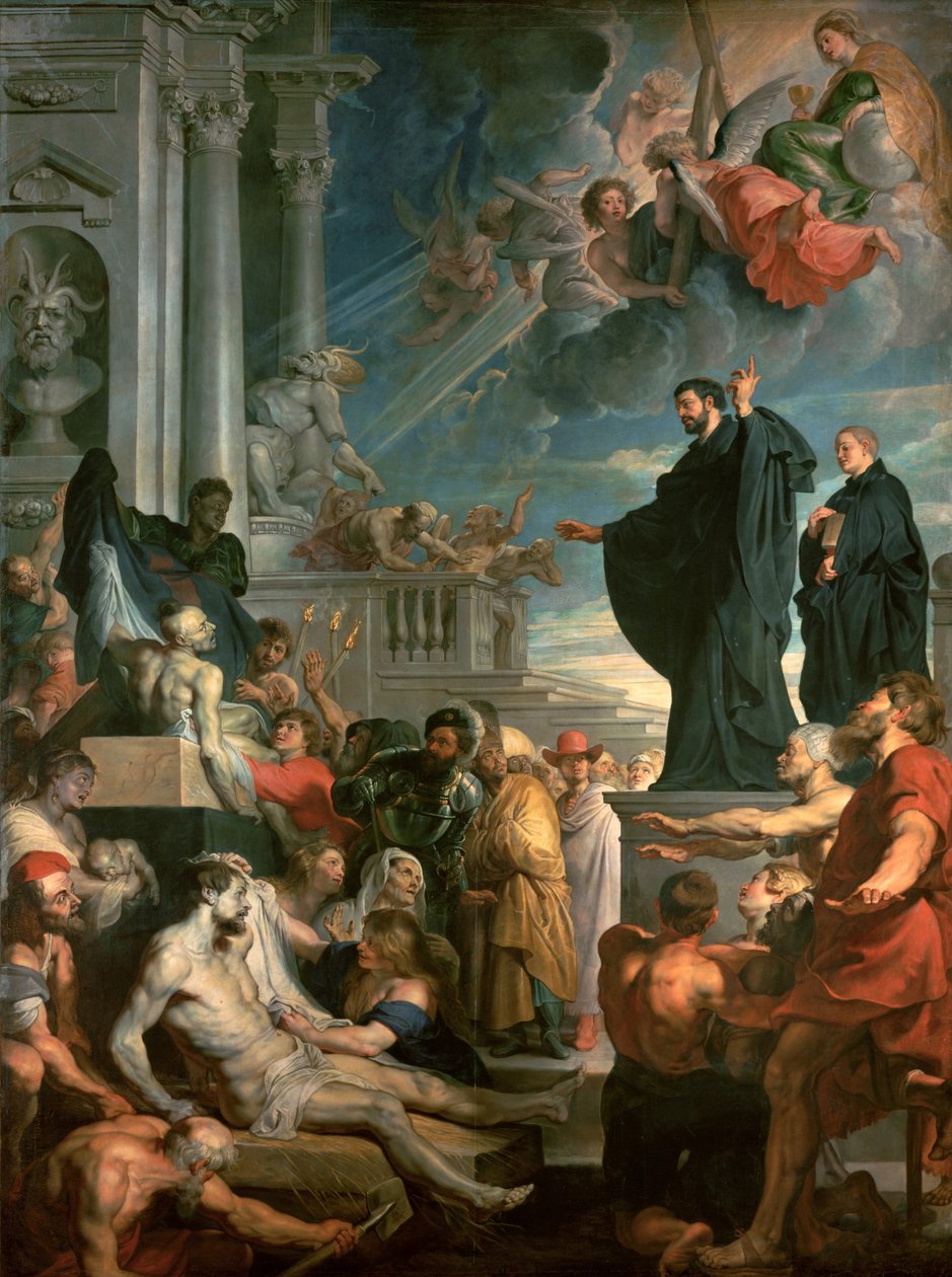 Os milagres de São Francisco Xavier de Peter Paul Rubens