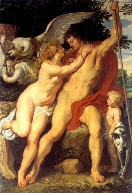 Vênus e Adonis de Peter Paul Rubens