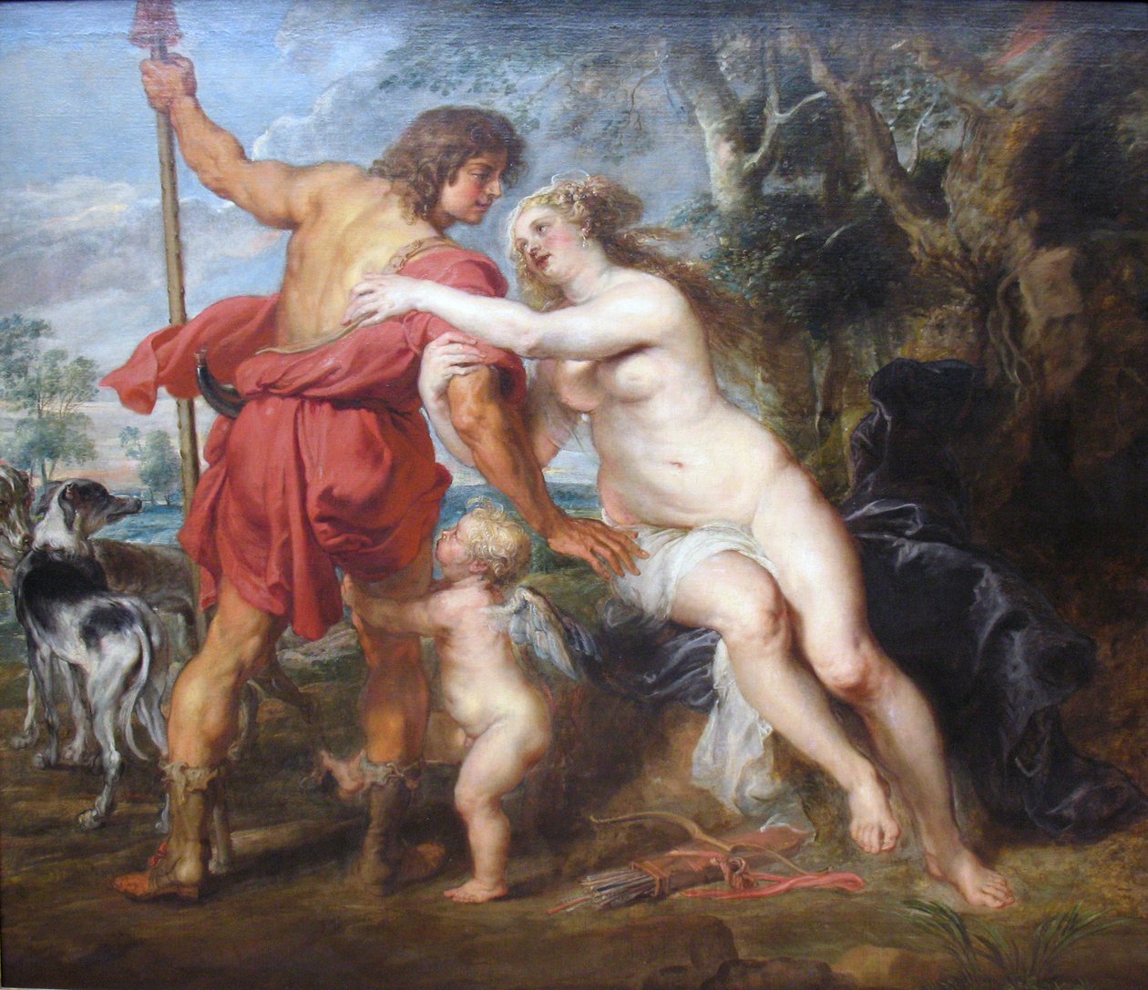 Vênus e Adonis de Peter Paul Rubens