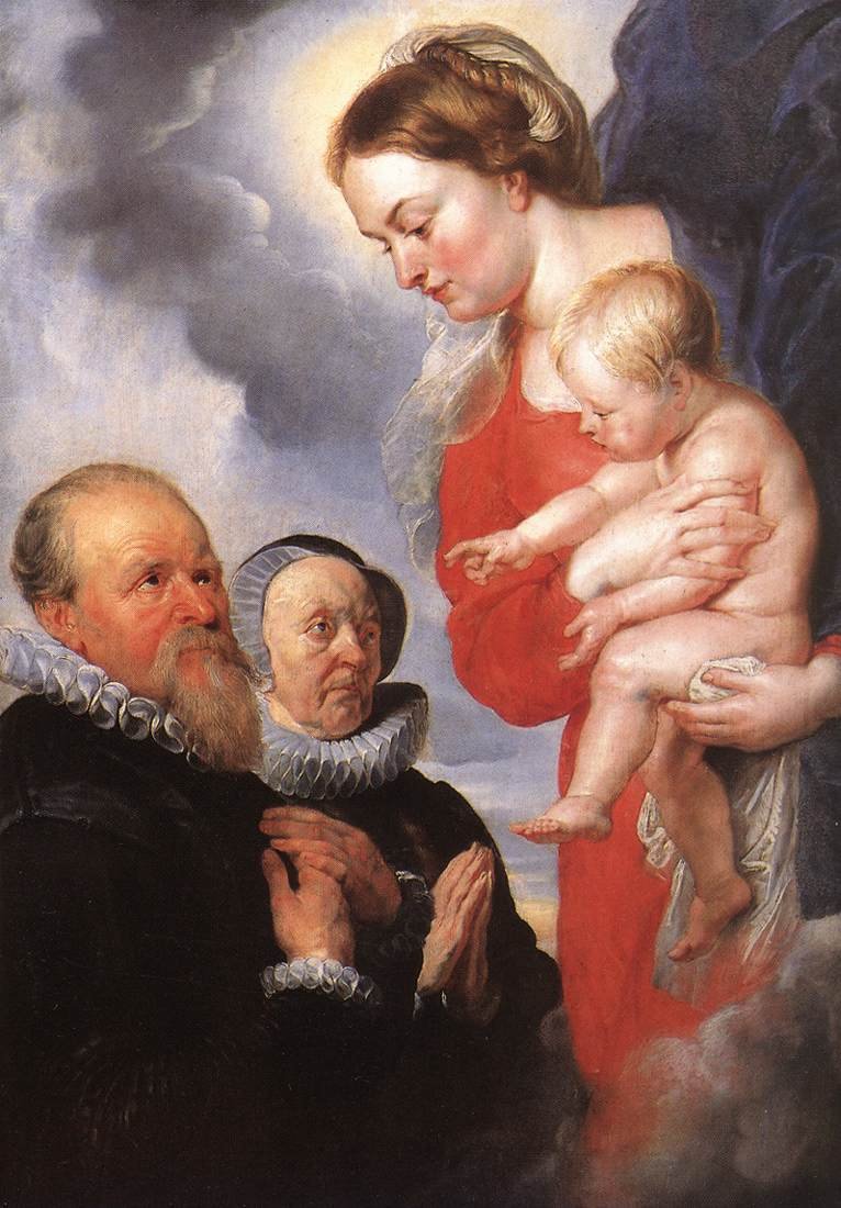 Virgem e o Menino de Peter Paul Rubens