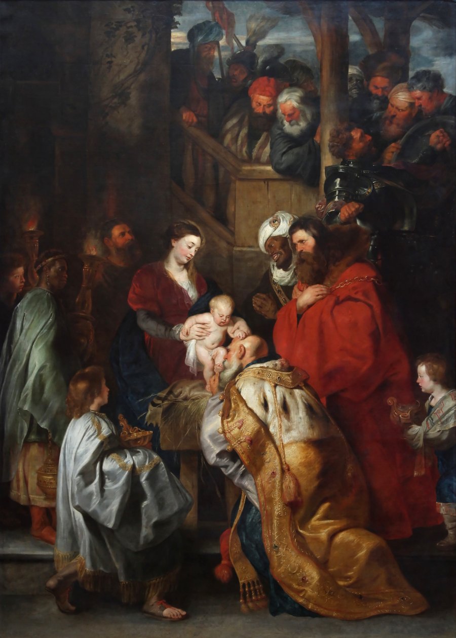 Adoração dos Magos de Peter Paul studio of Rubens