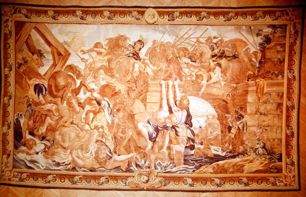A Batalha da Ponte Milviana de Peter Paul after Rubens