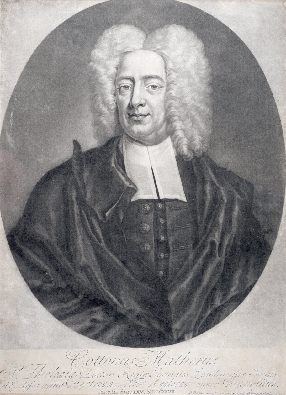 Algodão Mather (1663-1728) de Peter Pelham