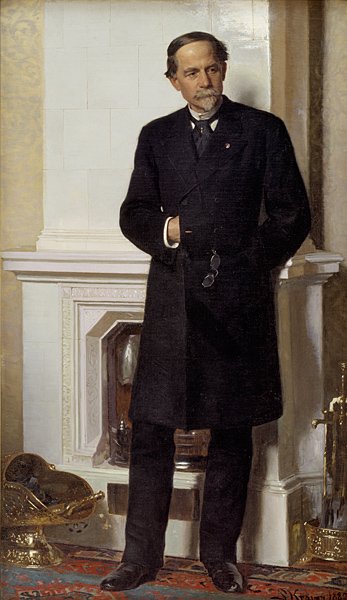 Retrato do arquiteto Ferdinand Meldahl de Peder Severin Krøyer