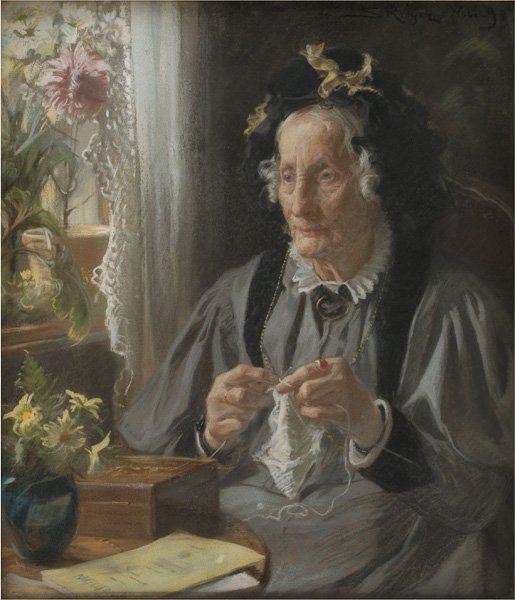 Retrato do conselheiro da conferência SA Casse de Peder Severin Krøyer