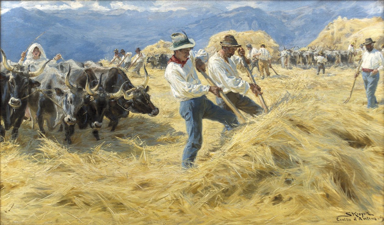 Debulha em Abruzzo de Peder Severin Krøyer