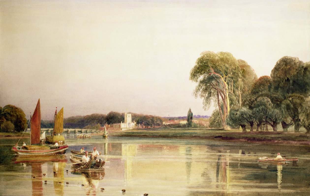 Cookham em Thames, Berkshire de Peter de Wint