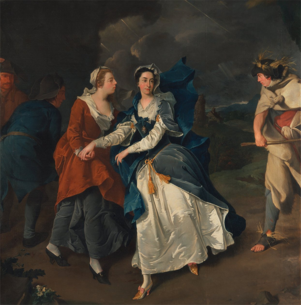 Sra. Cibber como Cordelia de Peter van Bleeck