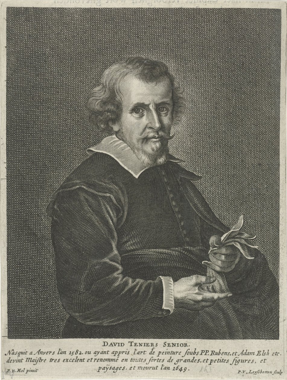 Retrato de David Teniers I de Peter van Liesebetten