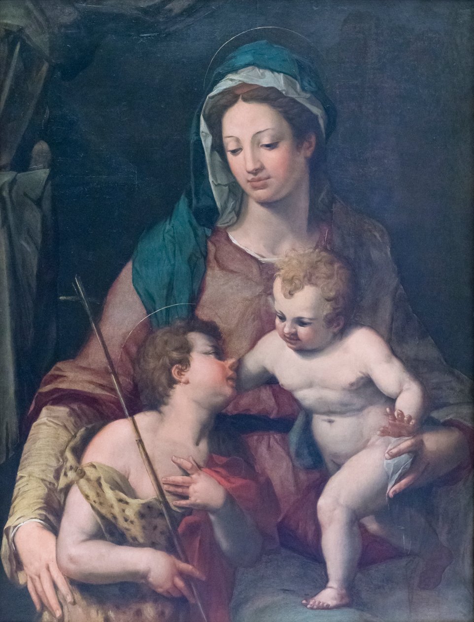 Madonna and Child with the Young St John, antes de 1585, Pieter de Witte (óleo sobre painel) de Peter (1548 1628) Candid