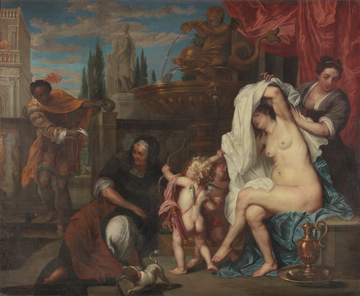 Betsabé (óleo sobre tela) de Peter (1624 1677) Thys
