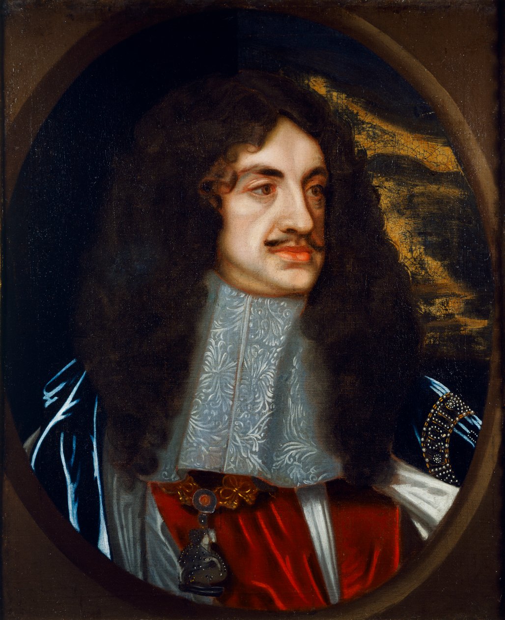 Retrato de James II (óleo sobre tela) de Peter (after) Lely