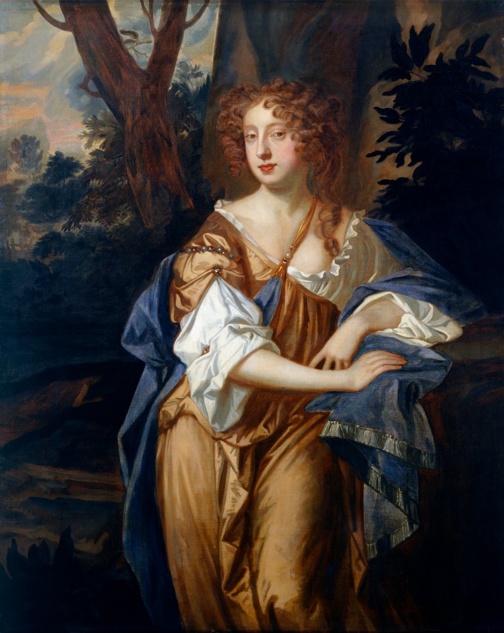 Susan Armine (óleo sobre tela) de Peter (after) Lely