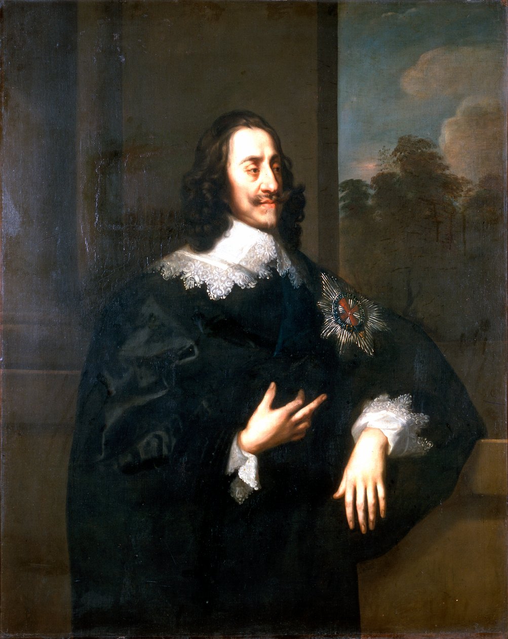 Rei Carlos I, c.1660-70 (óleo sobre tela) de Peter (circle of) Lely
