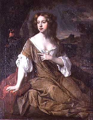 Retrato de uma Dama de Manto Castanho de Peter (circle of) Lely