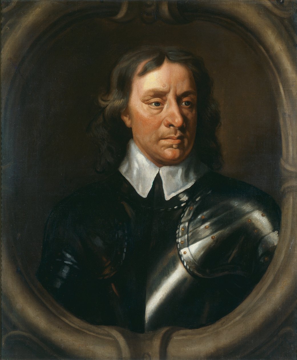 Oliver Cromwell, c.1653-55 (óleo sobre tela) de Peter (studio of) Lely