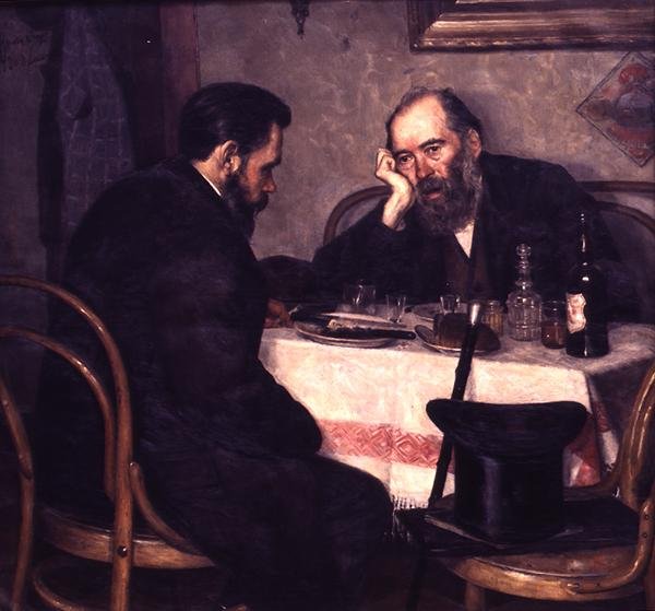 Encontro de Dois Amigos de Peter Alexandrovich Nilus