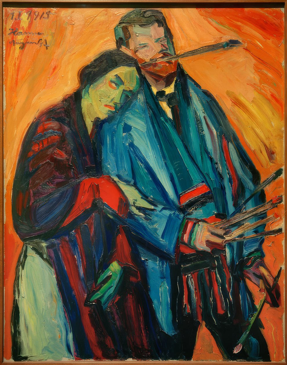 Despedindo-se de Peter August Böckstiegel