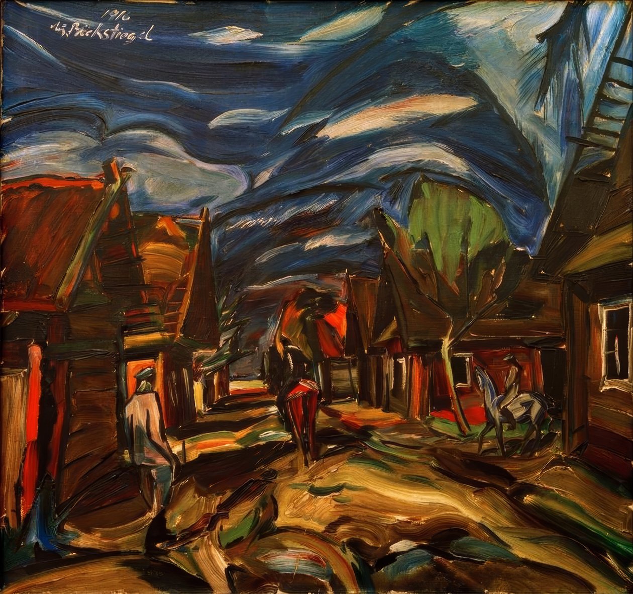 paisagem de Peter August Böckstiegel