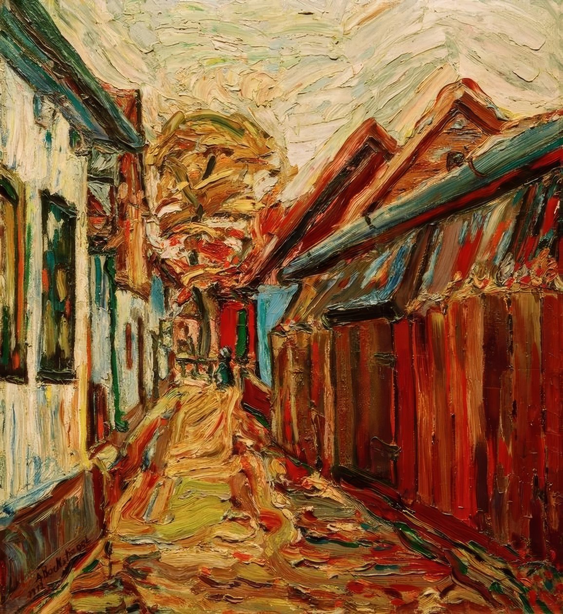 paisagem de Peter August Böckstiegel