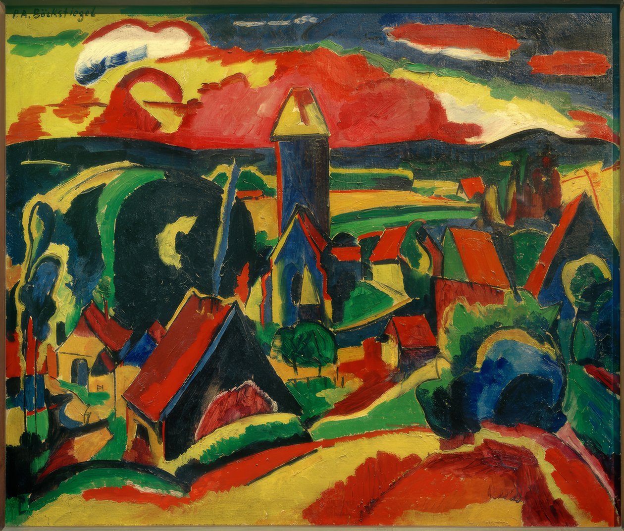 paisagem de Peter August Böckstiegel