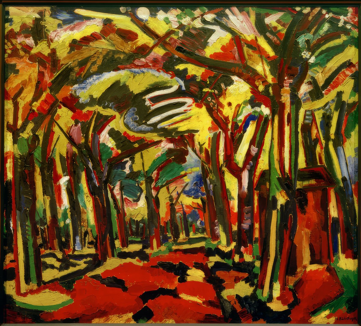 paisagem de Peter August Böckstiegel