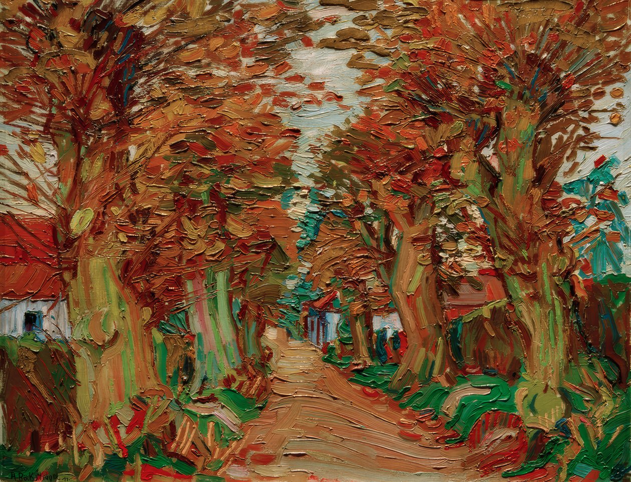 paisagem de Peter August Böckstiegel