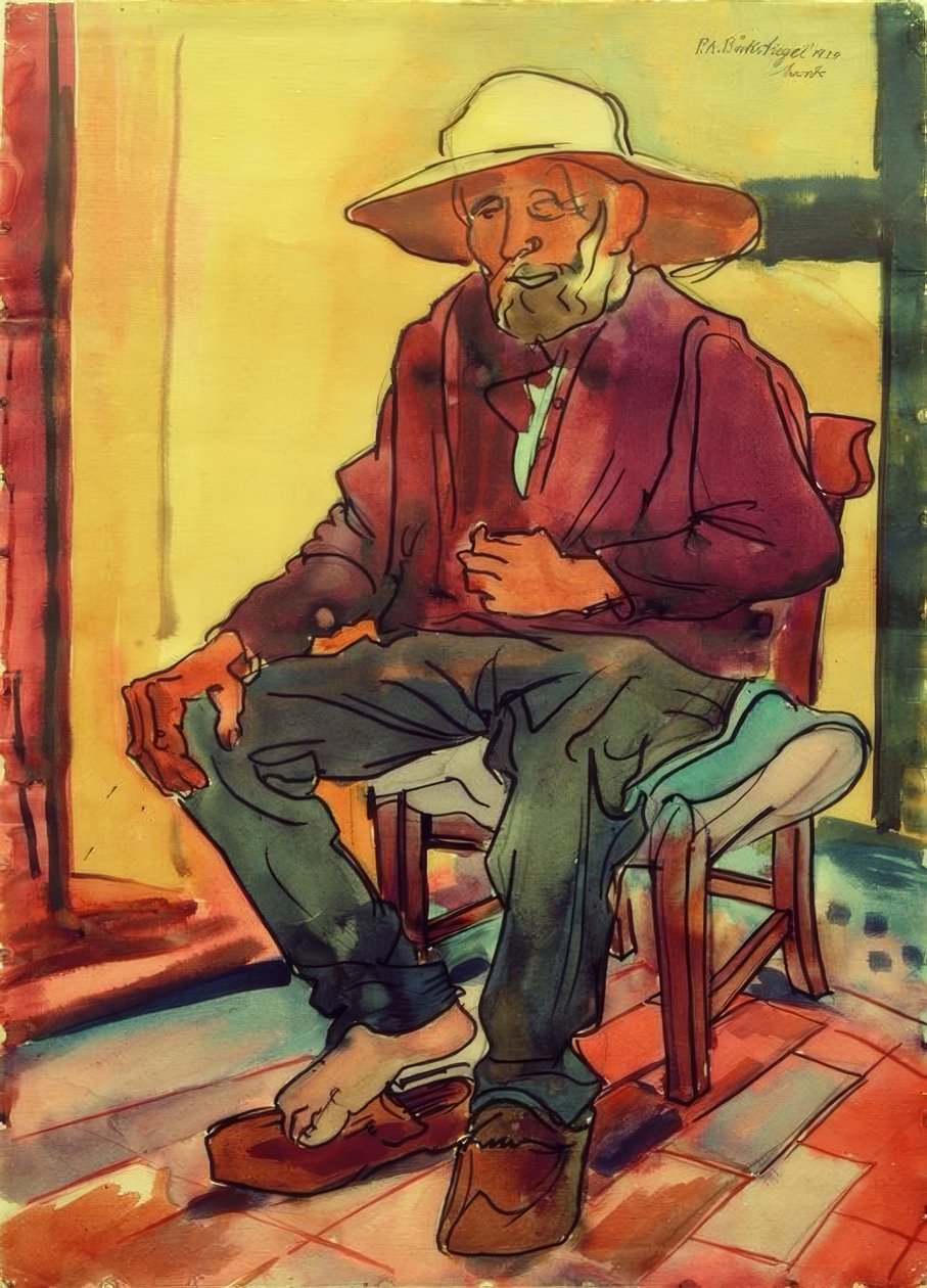 paisagem de Peter August Böckstiegel