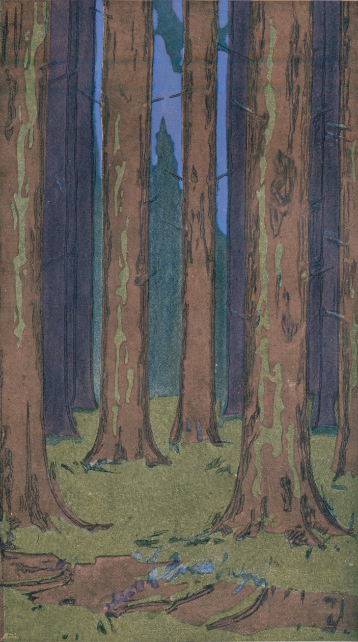 A Floresta, 1901 de Peter Behrens