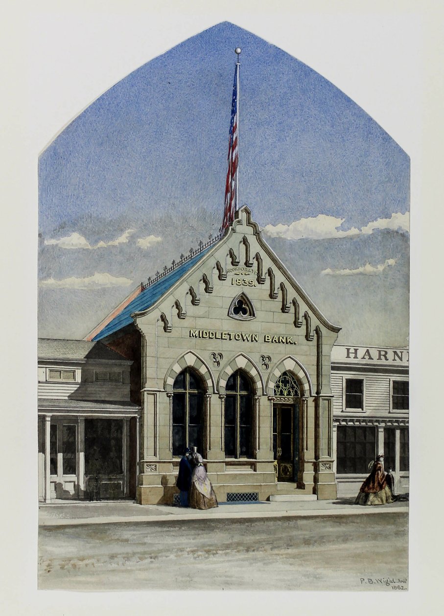 Middletown Bank, Nova Iorque, Perspetiva de Peter Bonnett Wight