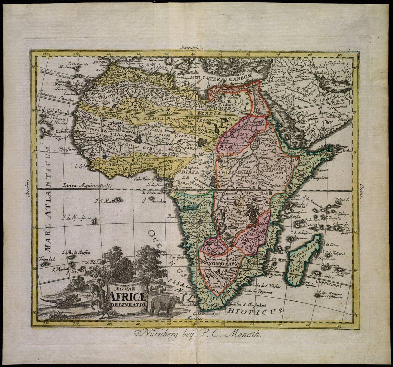Um esboço da Nova África de Peter Conrad Monath