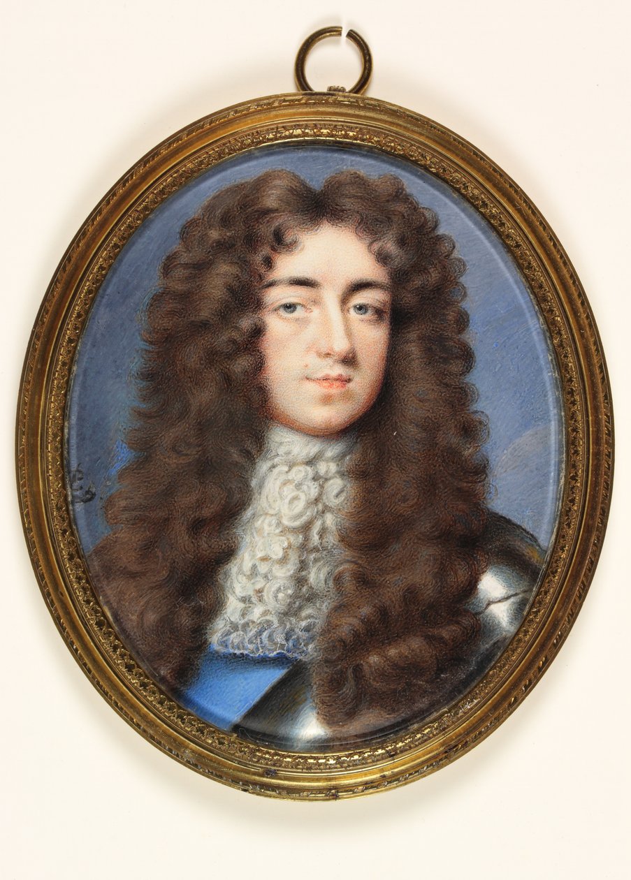 James Scott, Duque de Monmouth e Buccleuch (aguarela em velino) de Peter Cross