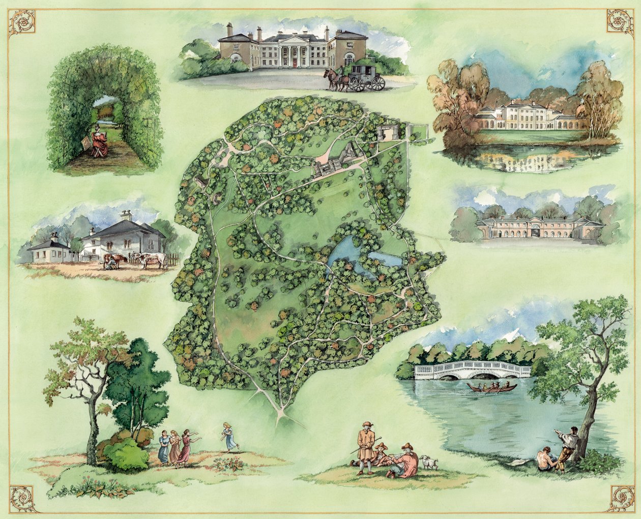 Kenwood House e terrenos, século XVII, c1990-2010 de Peter Dunn