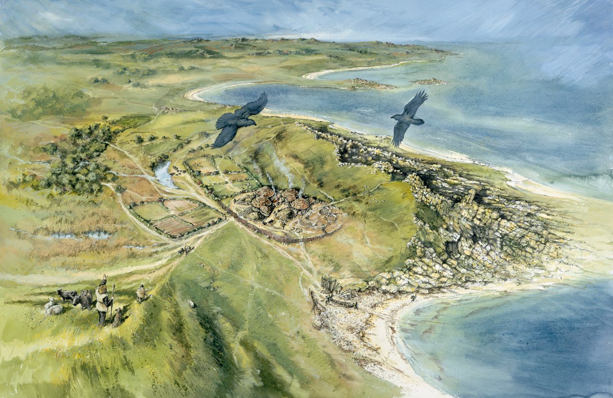 Nornour, Ilhas Scilly, 500 aC, c 1990-2010 de Peter Dunn