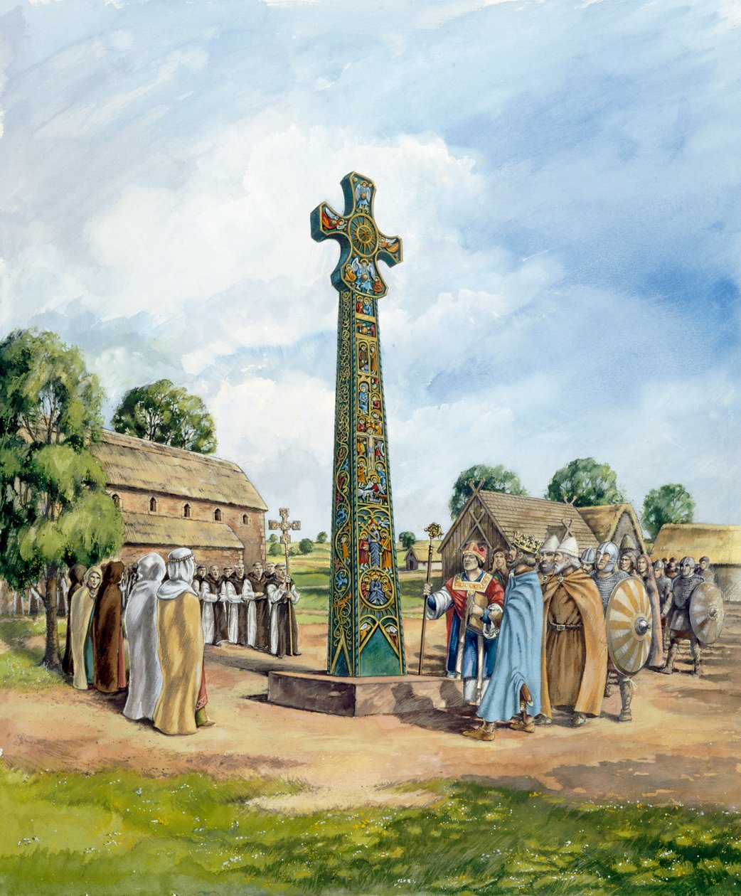 Cruzes de Sandbach, século IX, c1990-2010 de Peter Dunn