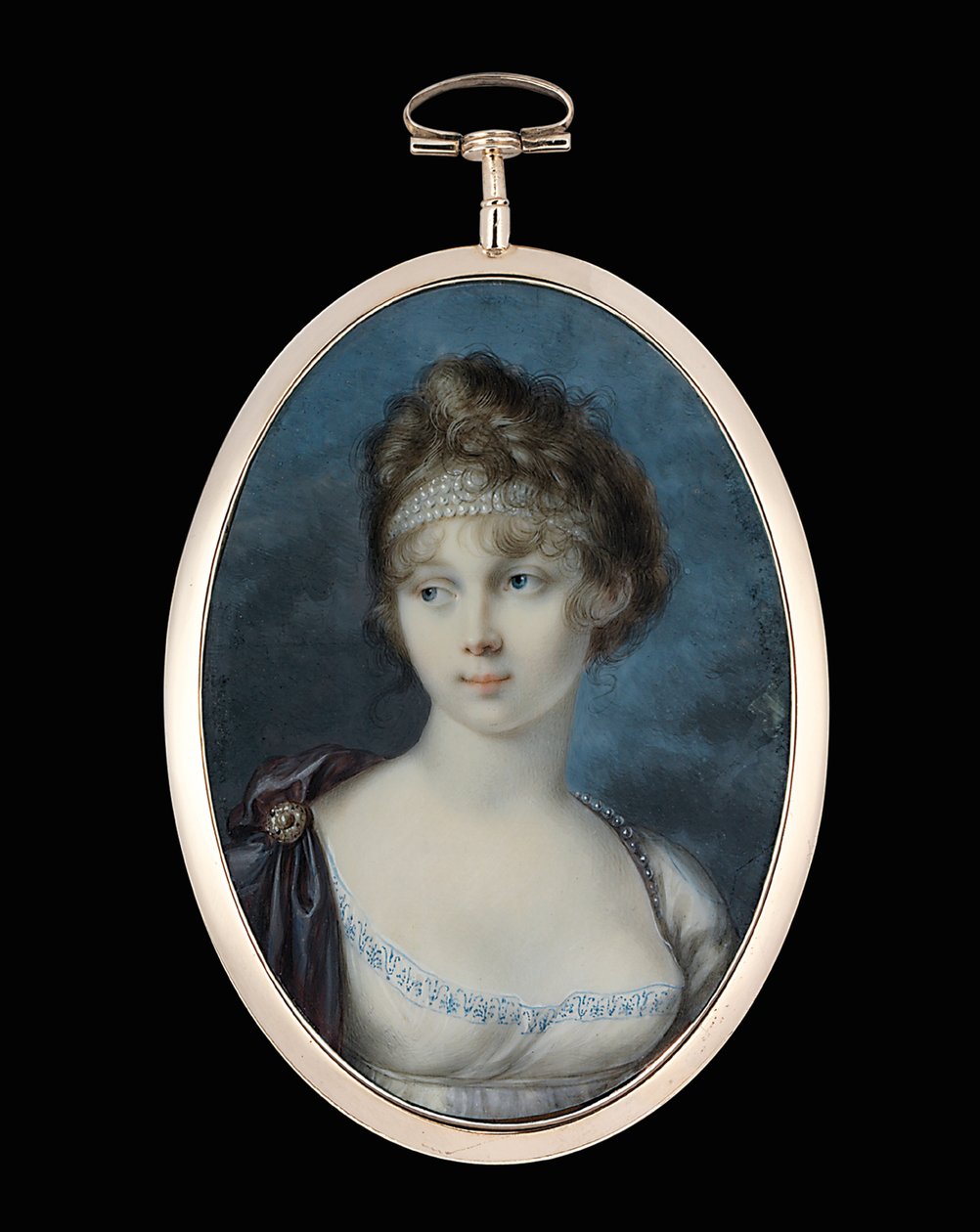 Princesa Zinaida Alexandrovna Belosel "skaia-Belozerskaya, 1808 de Peter Eduard Stroehling