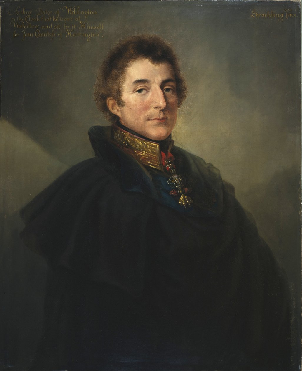 Marechal de Campo Arthur Wellesley, KG GCB (1769-1852), 1º Duque de Wellington, 1820 de Peter Edward Stroehling