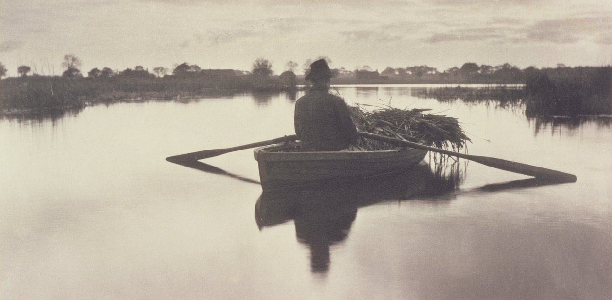 Remo para casa o Schoof-Stuff, a vida e a paisagem nos Broads de Norfolk, 1886 de Peter Emerson und Thomas Goodall