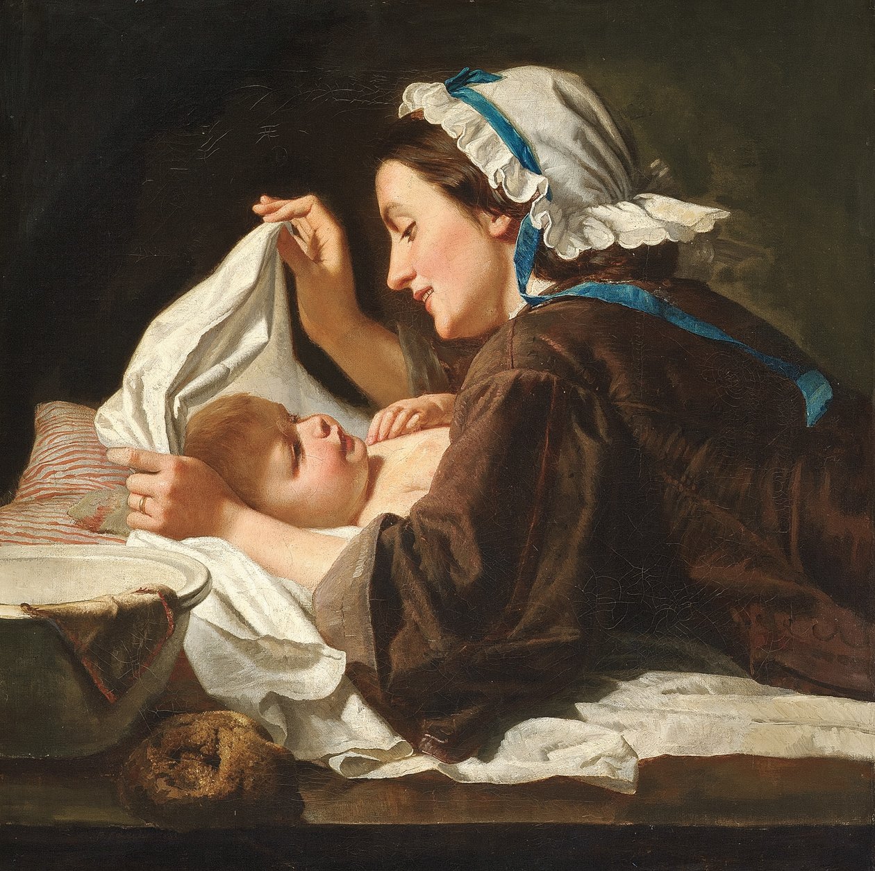 Mãe e Filho, 1833 de Peter Fendi