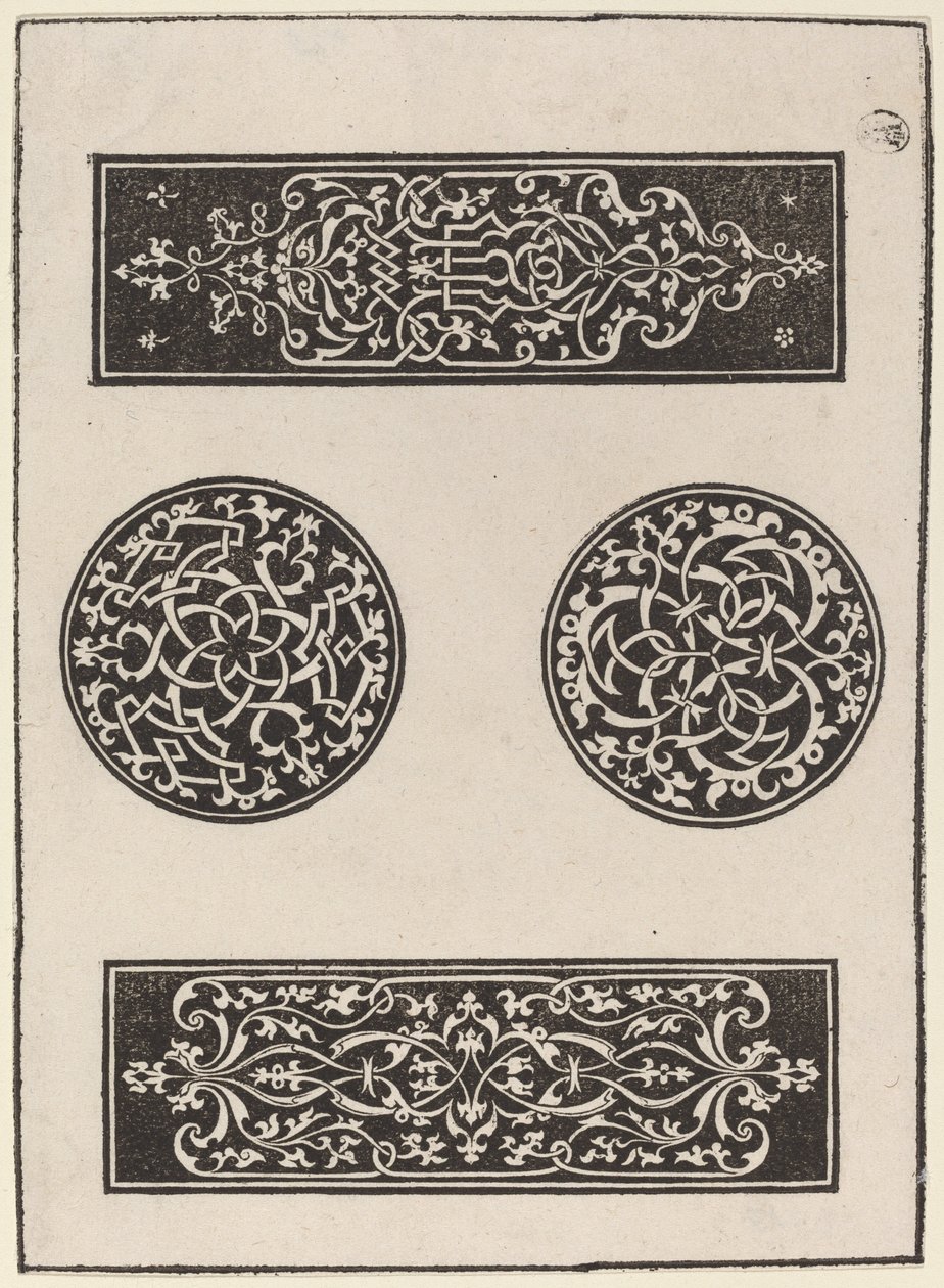 Painéis Decorativos de Peter Flötner