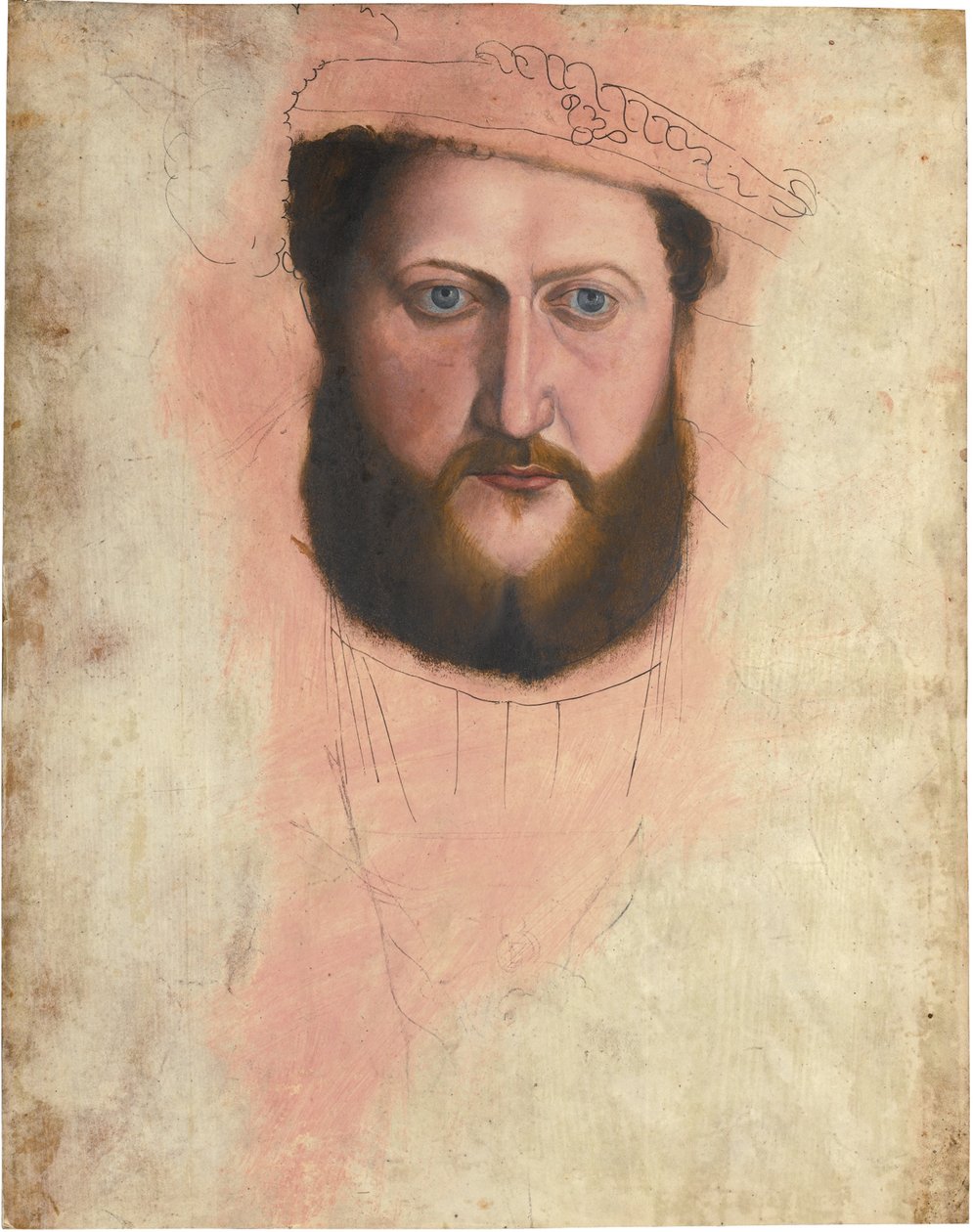Retrato do Eleitor Palatino Otto Henry 1502-1559 de Peter Gertner